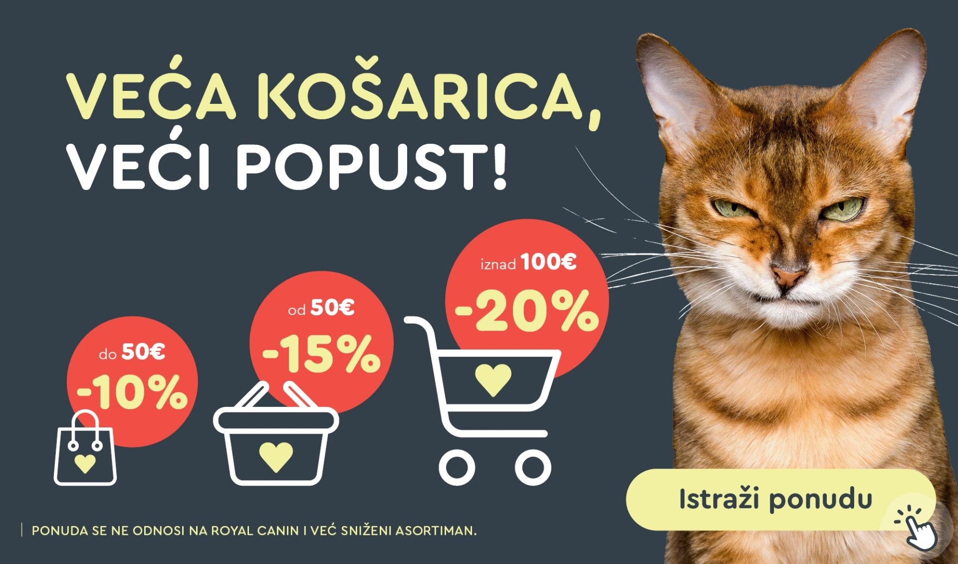 Veća košarica - veći popust