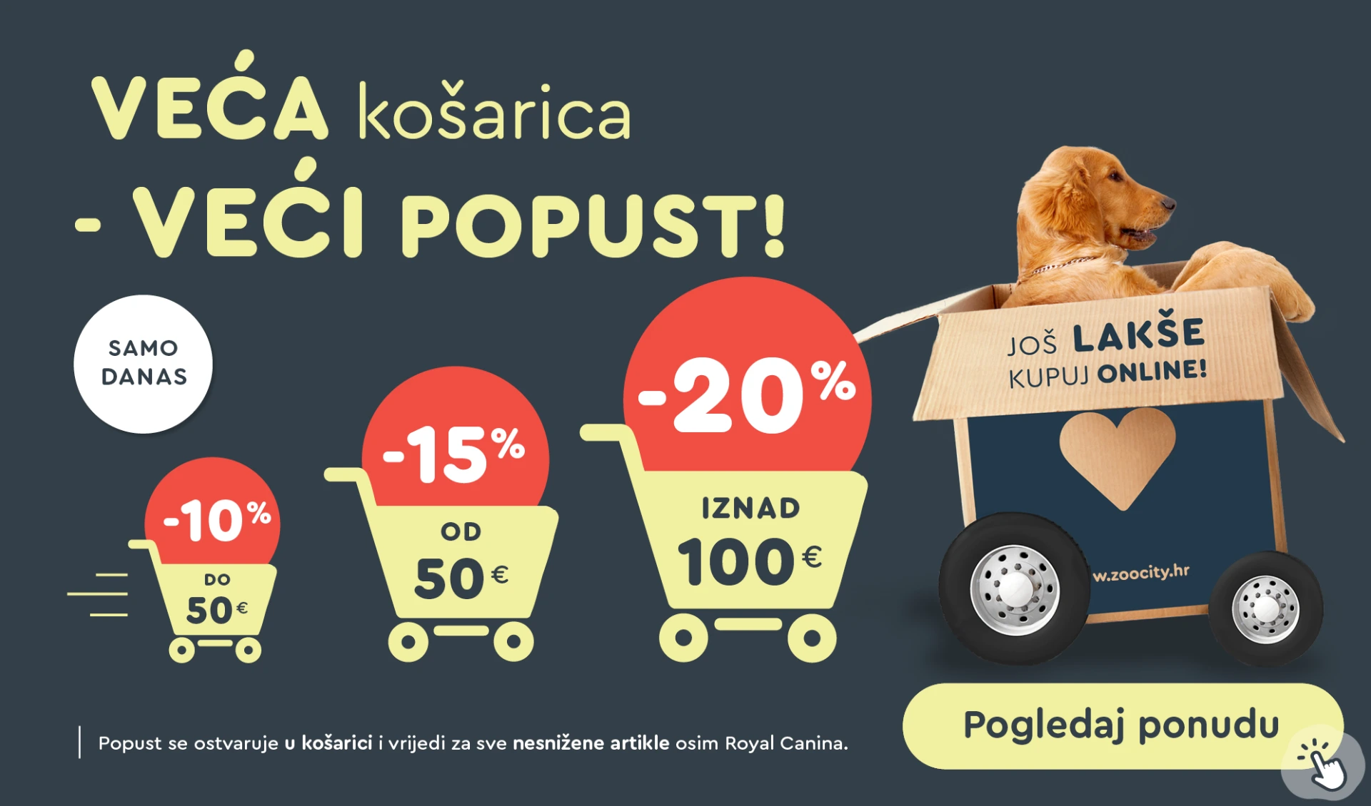 Veća košarica - veći popust