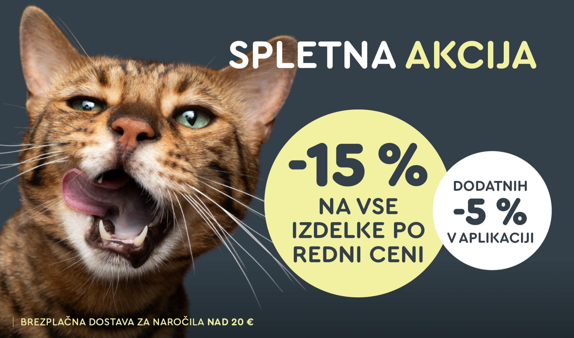 ZOOCITY Slovenija – Spletna akcija: -15 % na vse izdelke po redni ceni in dodatnih -5 % v aplikaciji